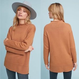 Anthropologie Moth Saskia oversized sweater tan L